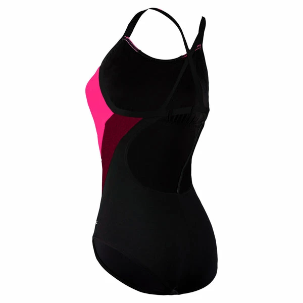 Michael Phelps - Womens Swimsuit Kalista Black & Pink - Image 2