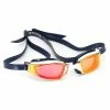 Michael Phelps - Goggles XCEED White/Blue Titanium Mirror