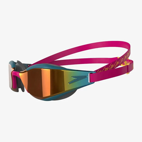 Speedo - Fastskin Goggles Hyper Elite Mirror Red/Blue - Image 3