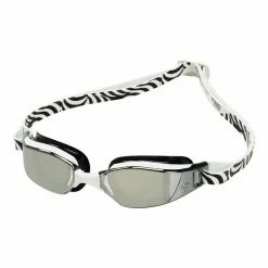 Michael Phelps - Goggles XCEED Black/White Titanium Mirror