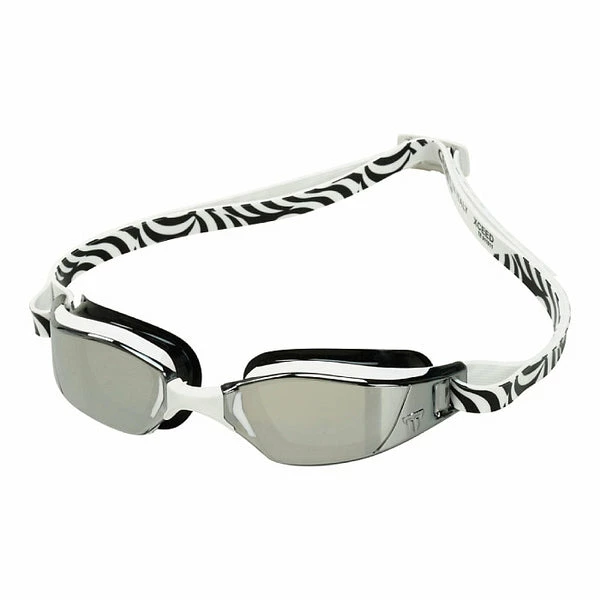 Michael Phelps - Goggles XCEED Black/White Titanium Mirror