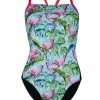 Michael Phelps - Womens Swimsuit Flamingo Open Back