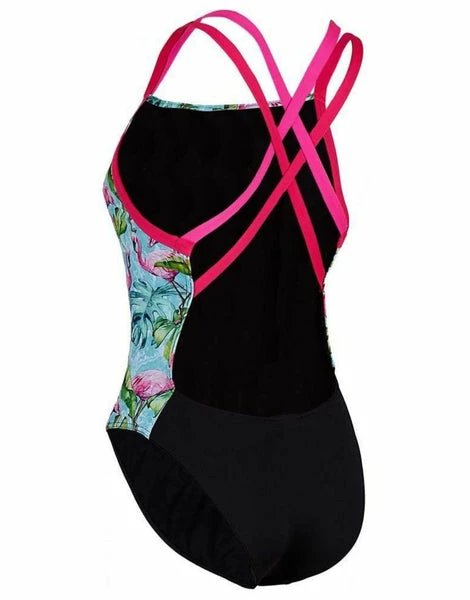 Michael Phelps - Womens Swimsuit Flamingo Open Back - Image 2