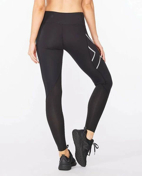 2XU - Women's Compression Tights Aero Vent Mid-Rise - Image 4