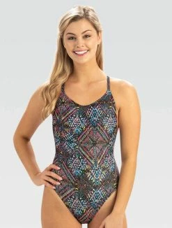 Dolfin - Womens Uglies Revibe Star Light Low X-Back One Piece Swimsuit