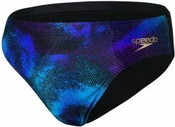 Copy Of Speedo - Mens Brief 7cm Placement Black/Purple