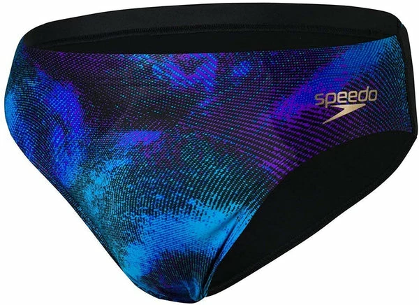 Copy Of Speedo - Mens Brief 7cm Placement Black/Purple
