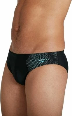 Speedo - Mens Brief 7cm Black/Blue