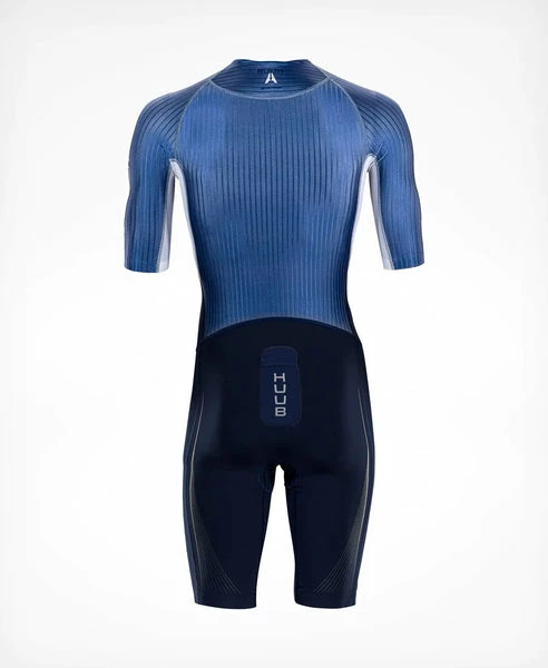 HUUB - Mens ANEMOI AERO TRIATHLON SUIT BLACK/PETROL - Image 2