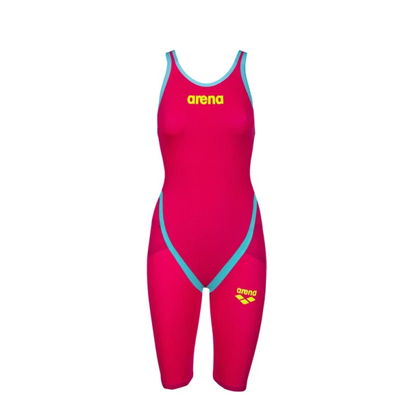 Arena - Womens Racesuit Powerskin Carbon Flex VX Dark Red Turquoise - Image 3