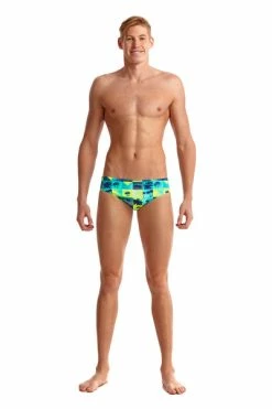 FUNKY TRUNKS - Mens Brief Classic Pop Tropo