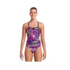 FUNKITA - Ladies Strapped In One Piece Skull Swim