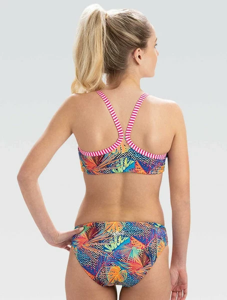 Dolfin - Womens Uglies Hyper Tropic Workout Two-Piece Swimsuit (Top Only) - Image 2