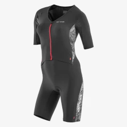 Orca - Womens Trisuit 226 Short Sleeved Komp Racesuit Black