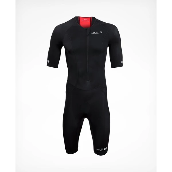 HUUB - Men's Essential Long Course Tri Suit Black/Red