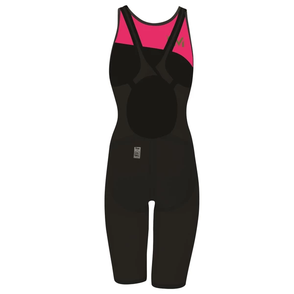Michael Phelps - Womens Racesuit Open Back XPresso Black/Bright Pink - Image 2