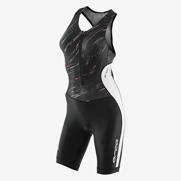 Orca - Womens Trisuit Core Racesuit Black/White/Pink