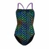 Michael Phelps - Womens Swimsuit Tie Back Peacock