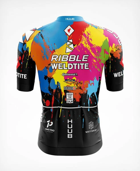 HUUB - Mens Cycle Jersey Team Ribble Weldtite Splat - Image 2