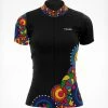 HUUB - Womens Cycle Jersey Kaleidoscope Short Sleeve Black