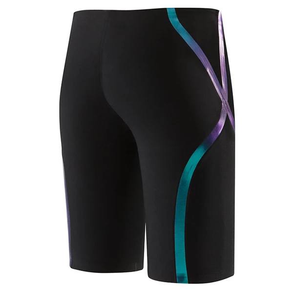 Speedo - Mens Lazor Racer X High Waisted Jammer Black/Blue - Image 2