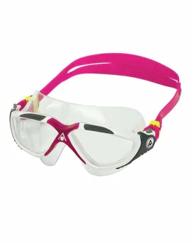Aquasphere - Goggles Vista Swim Mask Clear Lens Raspberry - Image 3