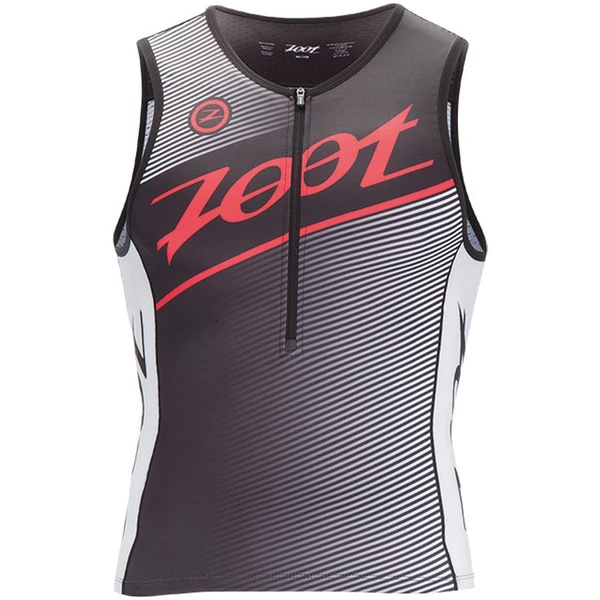 Zoot - Mens Tri Team Tank Black Race Day Red