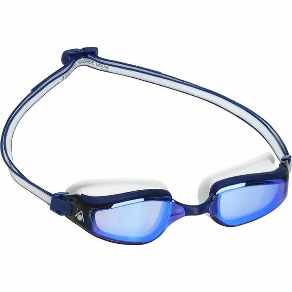 Aquasphere - Goggles Fastlane Blue Titanium Mirrored Lens Blue & White - Image 3