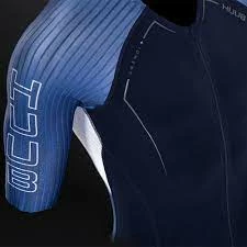 HUUB - Mens ANEMOI AERO TRIATHLON SUIT BLACK/PETROL - Image 4