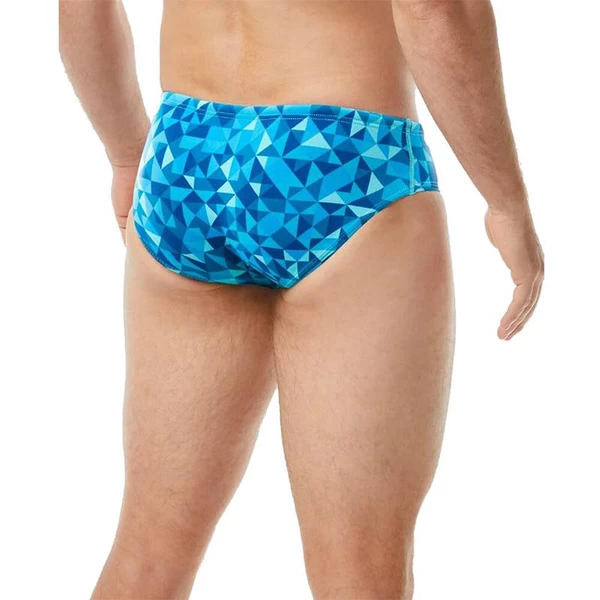 TYR - Mens Brief Optic Male Racer Teal/Multi - Image 2