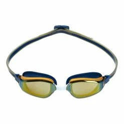 Aquasphere - Goggles Fastlane Mirrored Lens Navy Blue/Gold