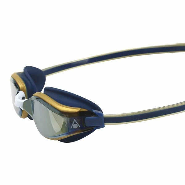 Aquasphere - Goggles Fastlane Mirrored Lens Navy Blue/Gold - Image 2