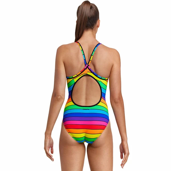 FUNKITA - Ladies Diamond Back One Piece Rainbow Racer - Image 4