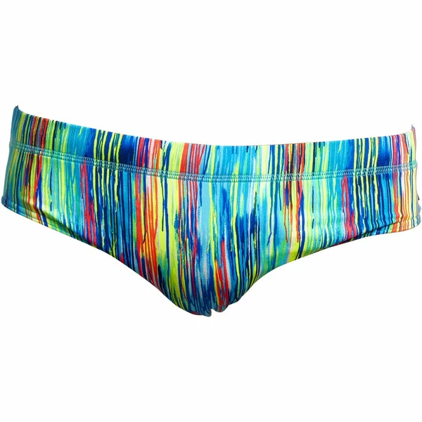 FUNKY TRUNKS - Mens Brief Classic Dripping Paint - Image 3
