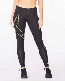 2XU - Women's Compression Tights Light Speed Mid Rise