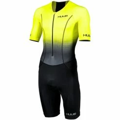 HUUB - Men's Tri Suit Commit Long Course Suit Fluo Yellow/Black
