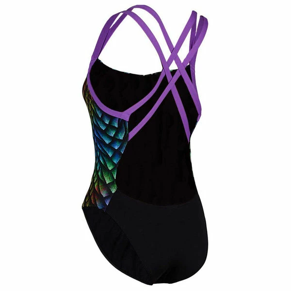 Michael Phelps - Womens Swimsuit Open Back Peacock - Image 2