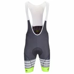Zoot - Mens Cycle Ltd BIB White/Safety Yellow